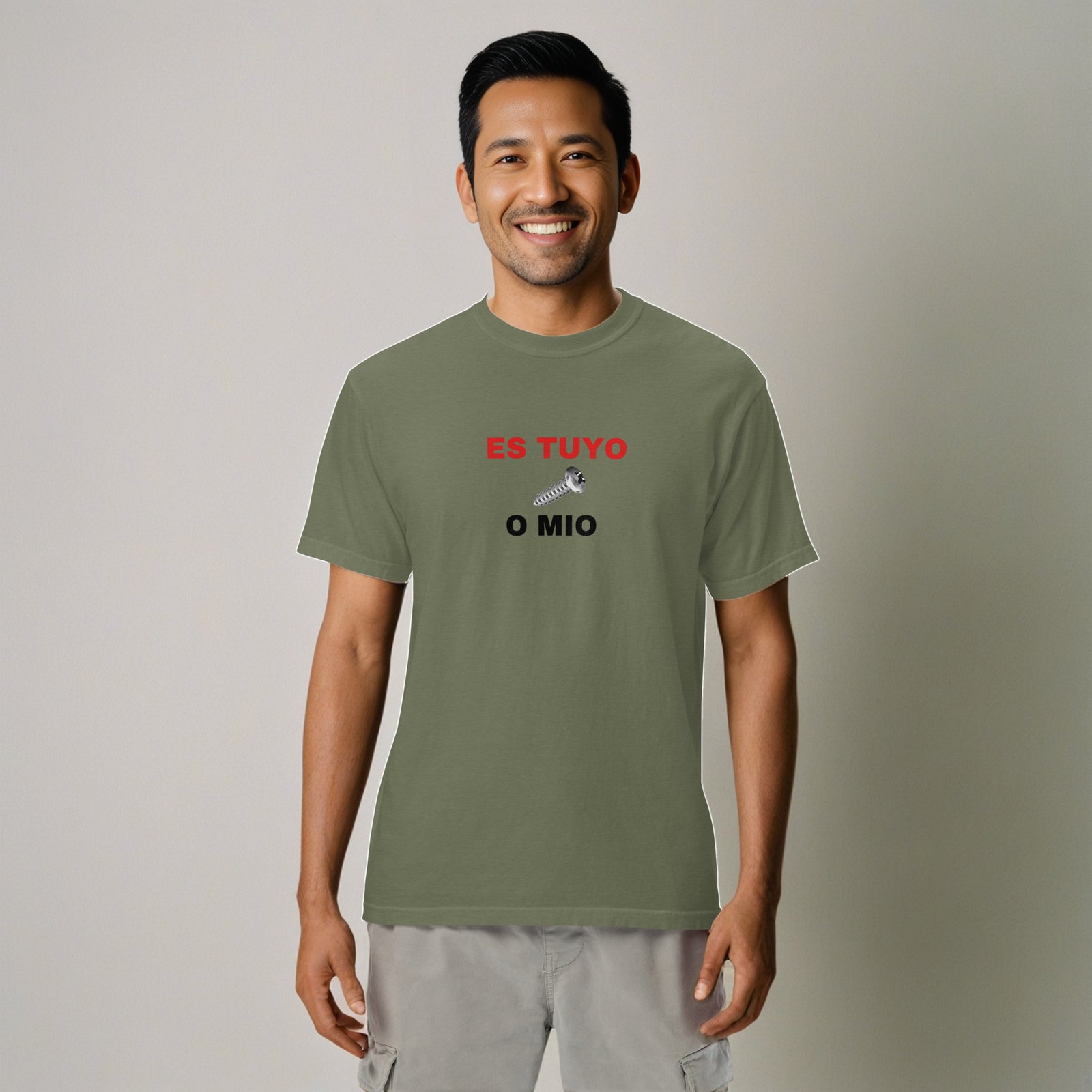 Unisex garment-dyed heavyweight t-shirt - Image 2