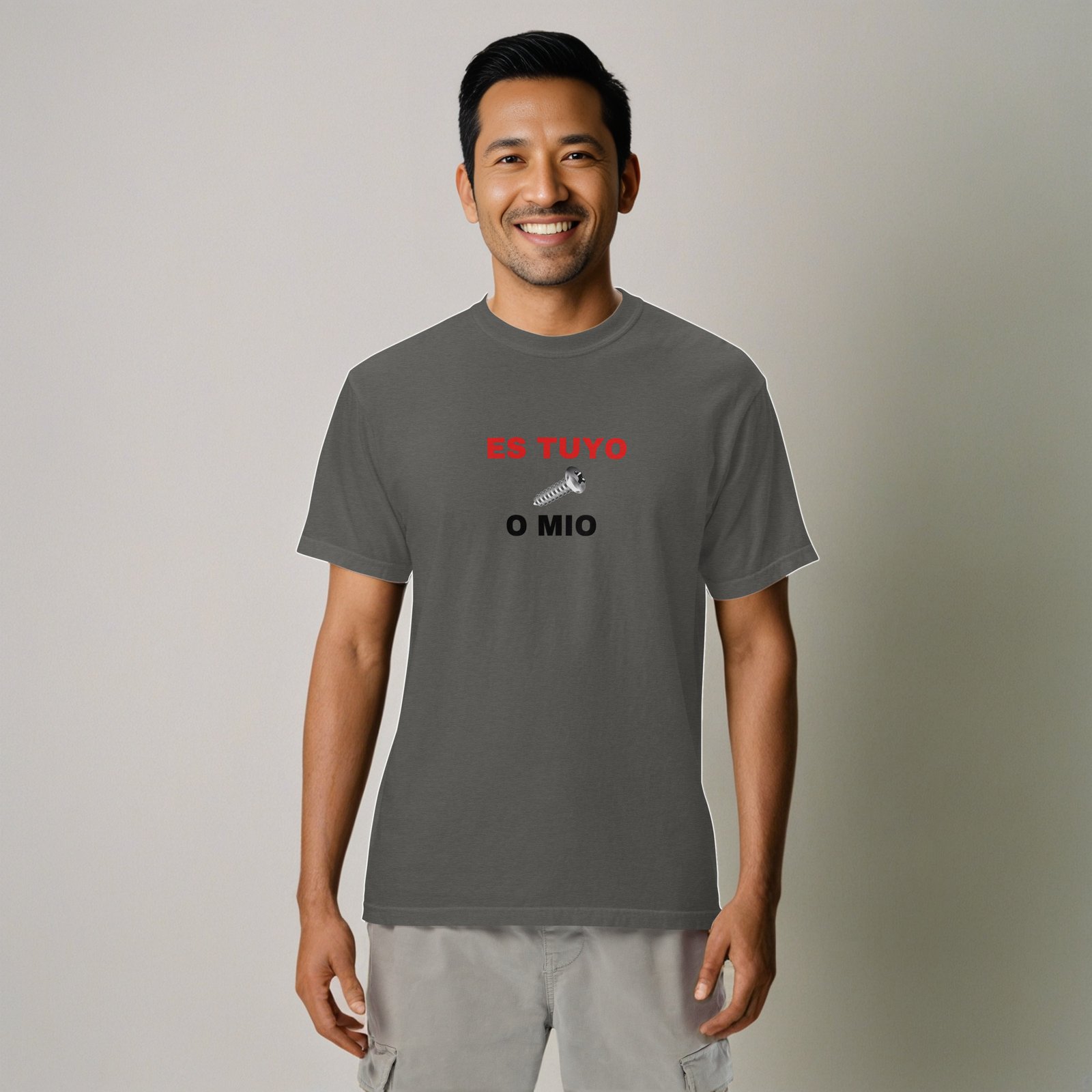 Unisex garment-dyed heavyweight t-shirt