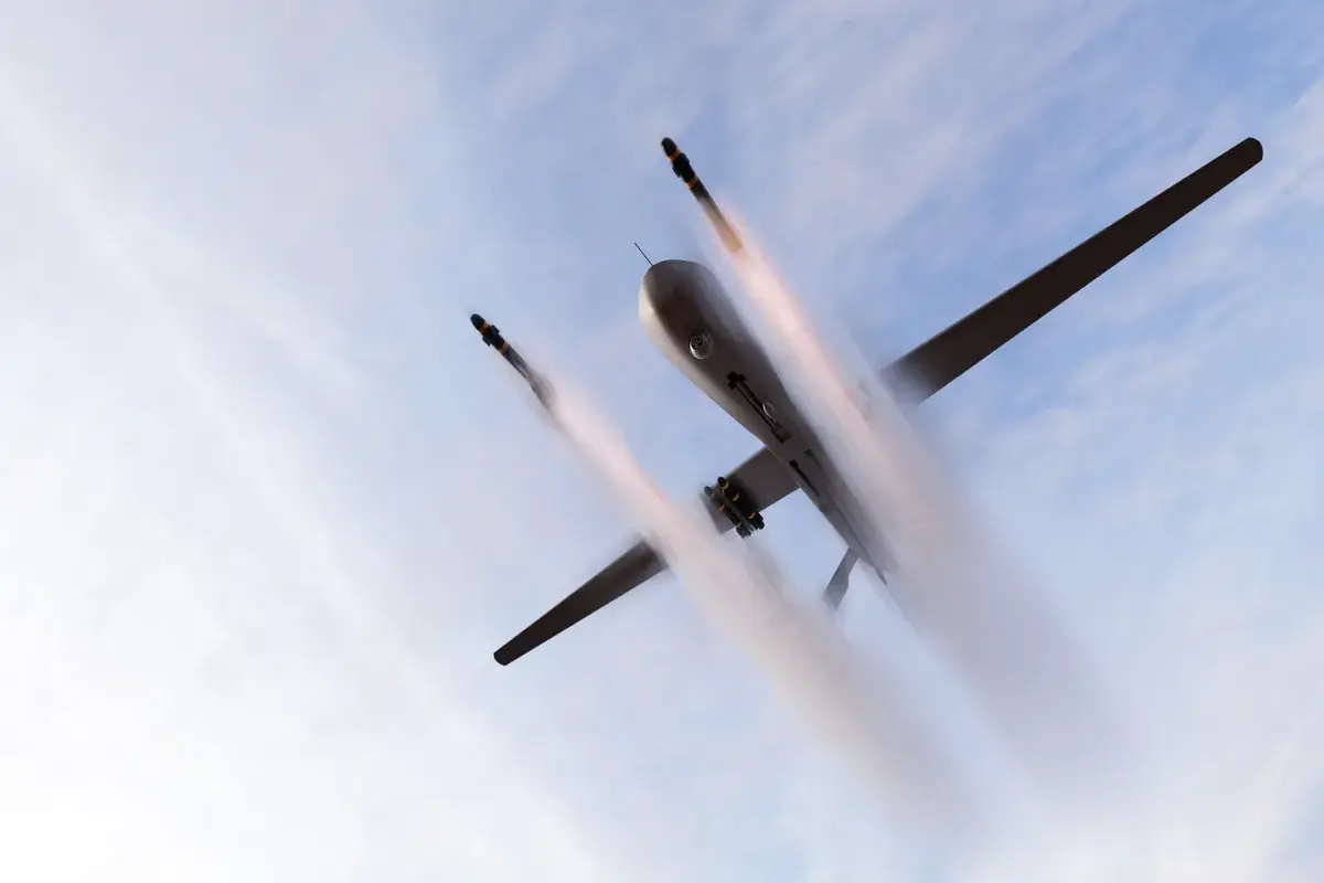 military-combat-drone-uav-launching-missiles