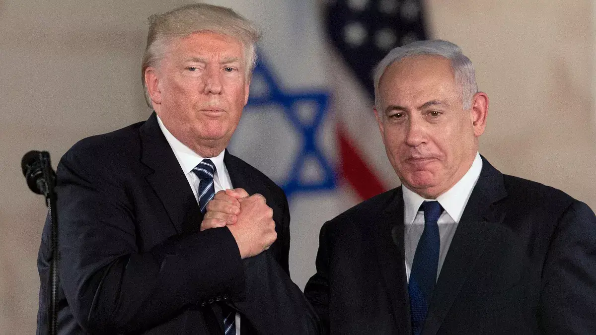 trump y Israel