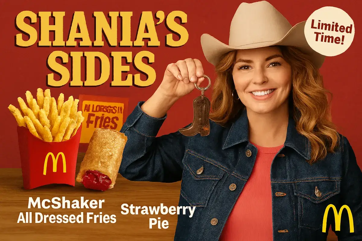 ¡Shania Twain y McDonald’s hacen magia canadiense en Toronto!