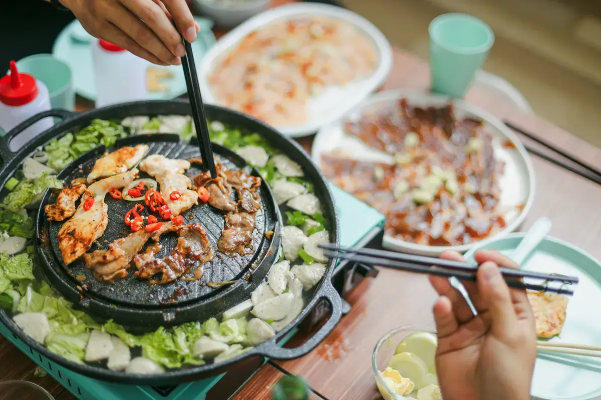 bbq-grilled-beef-on-a-table-at-restaurant