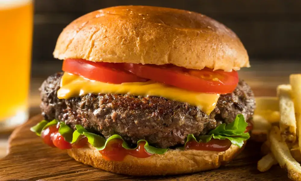 homemade-grass-fed-cheeseburger-