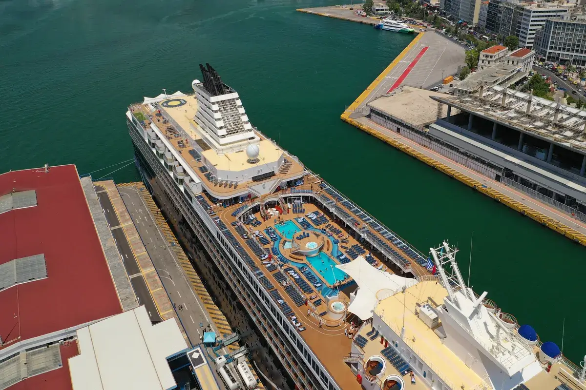 aerial-drone-photo-of-large-cruise-liner-docked