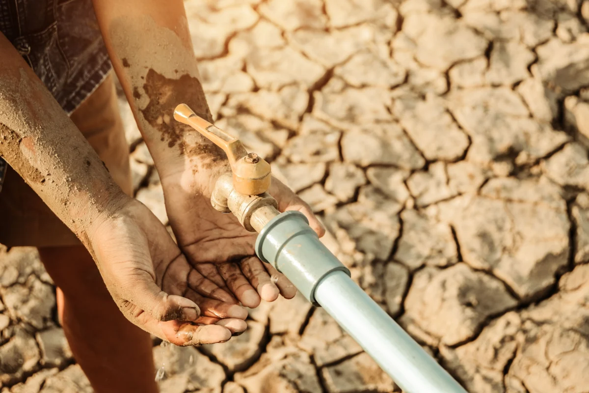 barren-land-and-water-spigot