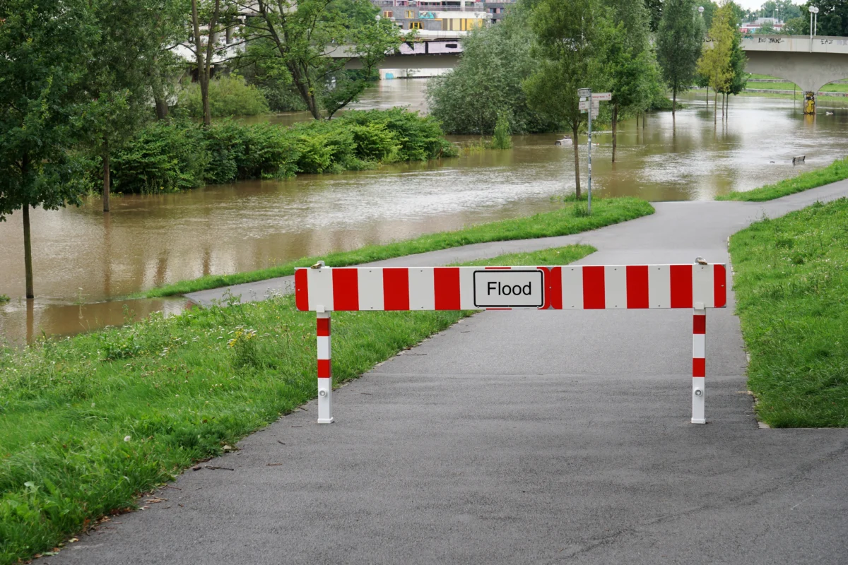 flooded-park-path-blocked-by-red